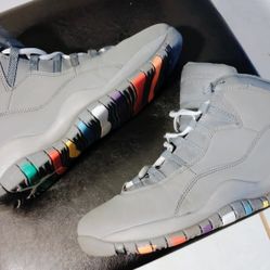 2018 Air Jordans Retro 10's Cool Grey 