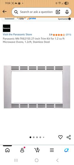 Trim Kit for 1.2 cu ft Microwave Ovens Stainless Steel