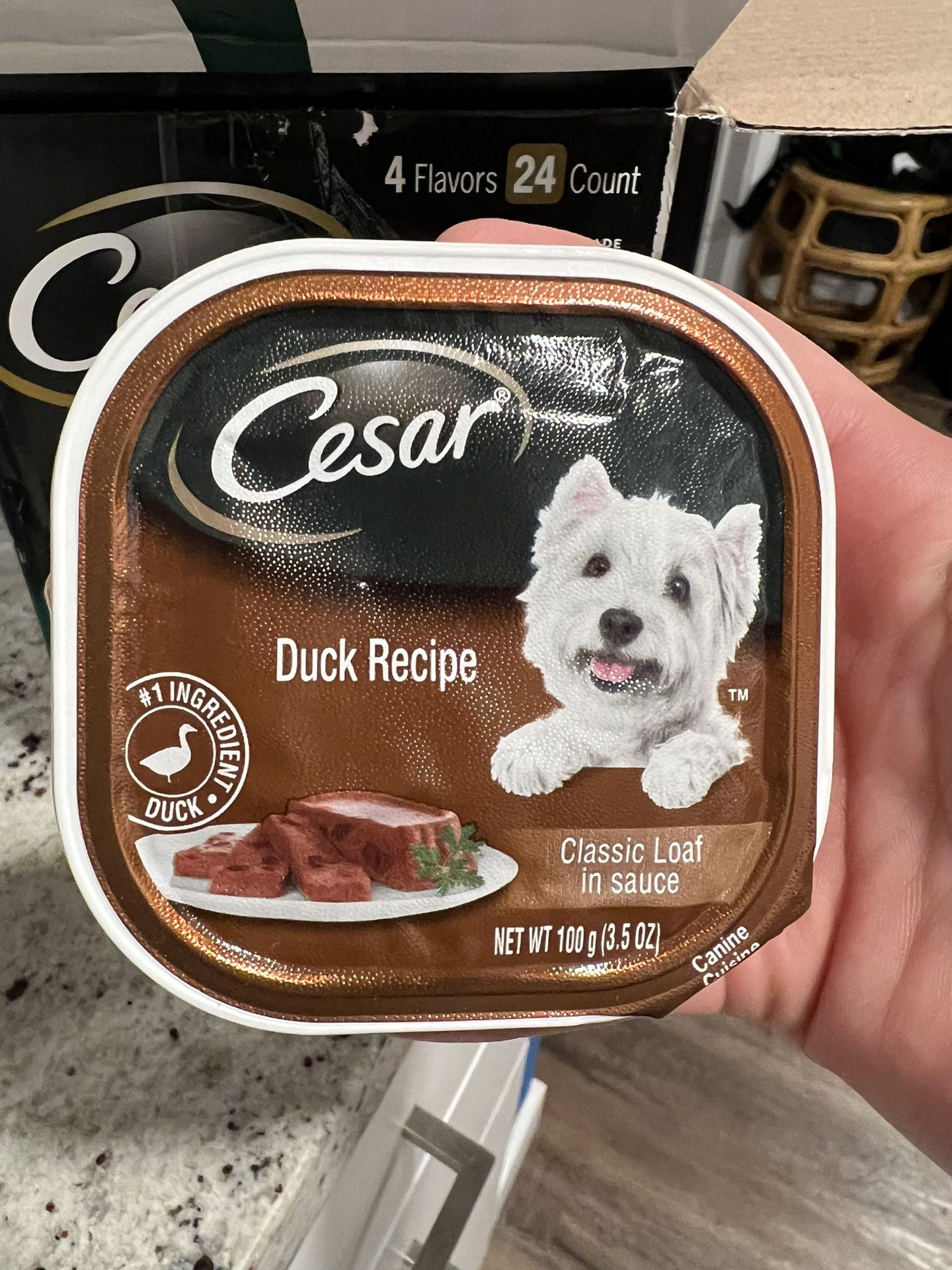 Cesar Dog Food Duck Flavor 