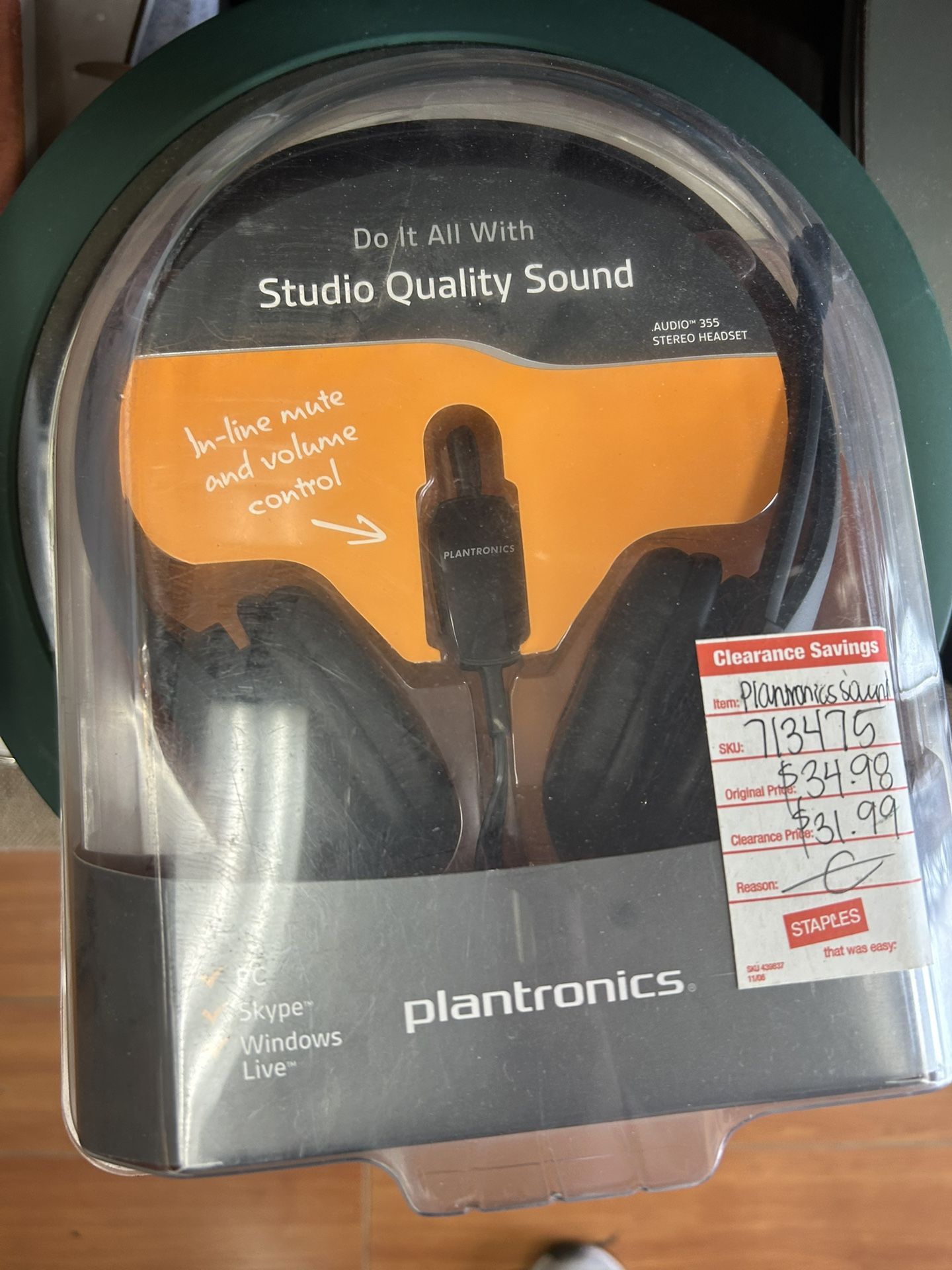 Plantronics Audio 355 Headset