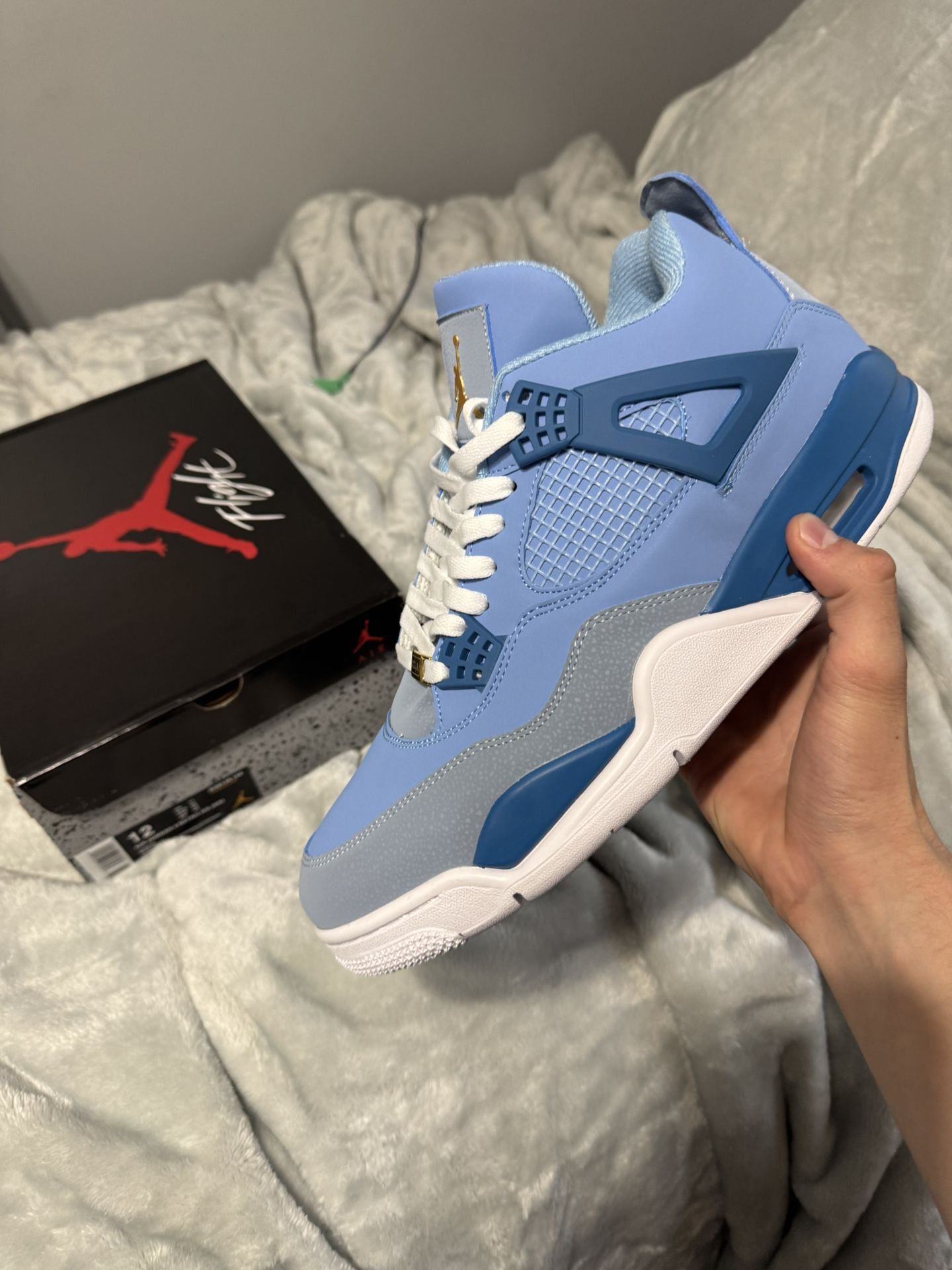 Light Blue Air Jordan 4s