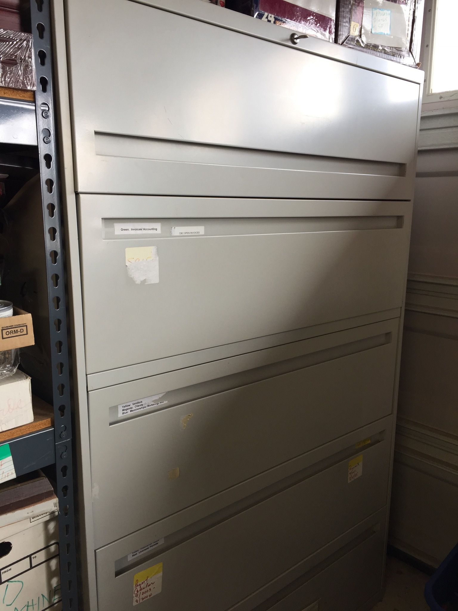 4 Drawer Sturdy File Cabinet