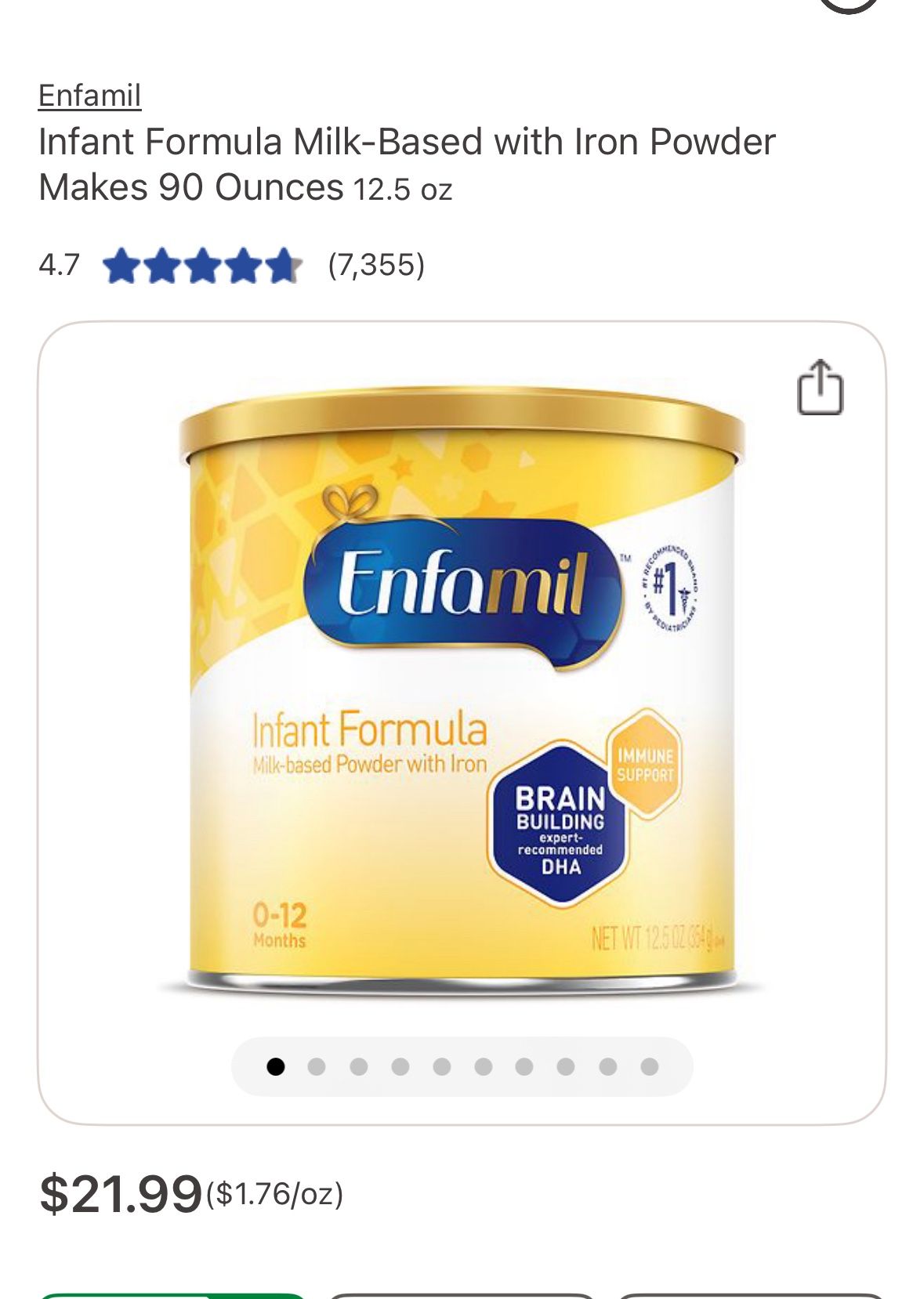 Formula Baby Food