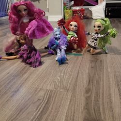 Monster High And Rainbow High Dolls 