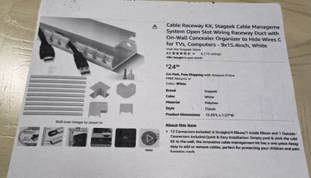 Cable Raceway Kit, Stageek Cable Management