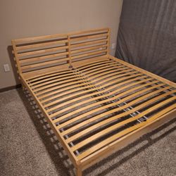 Ikea TARVA Bed frame, pine, King