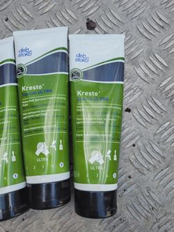 Lot Of 7 Tubes Kresto And Stoko Hand Cleaner