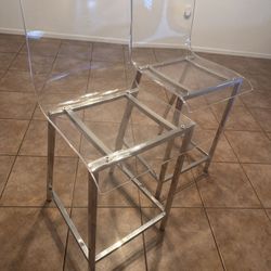 Acrylic Clear Chair Set