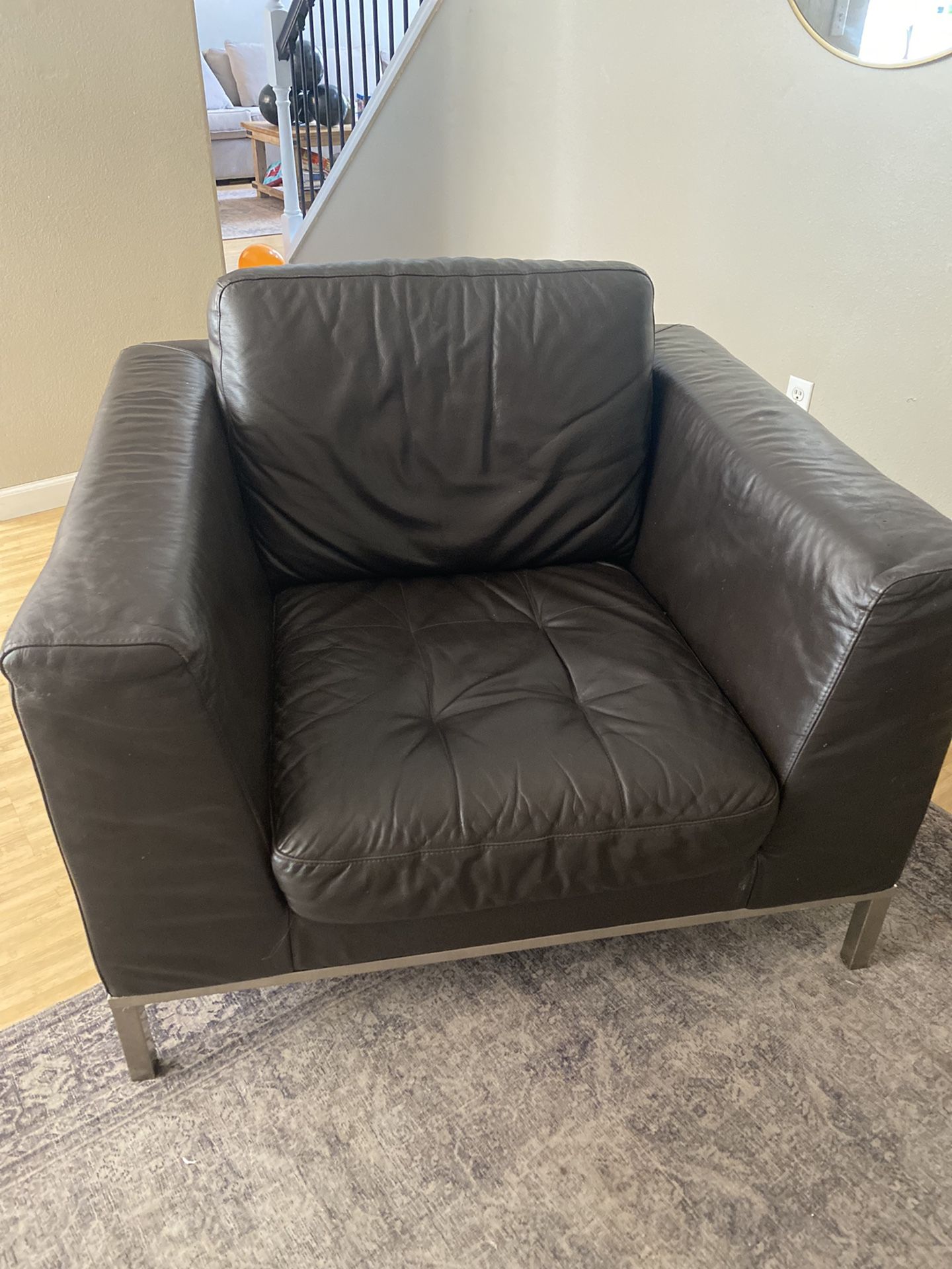 Leather Italsofa  Armchair 