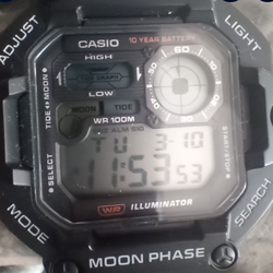Men Casio tide graph