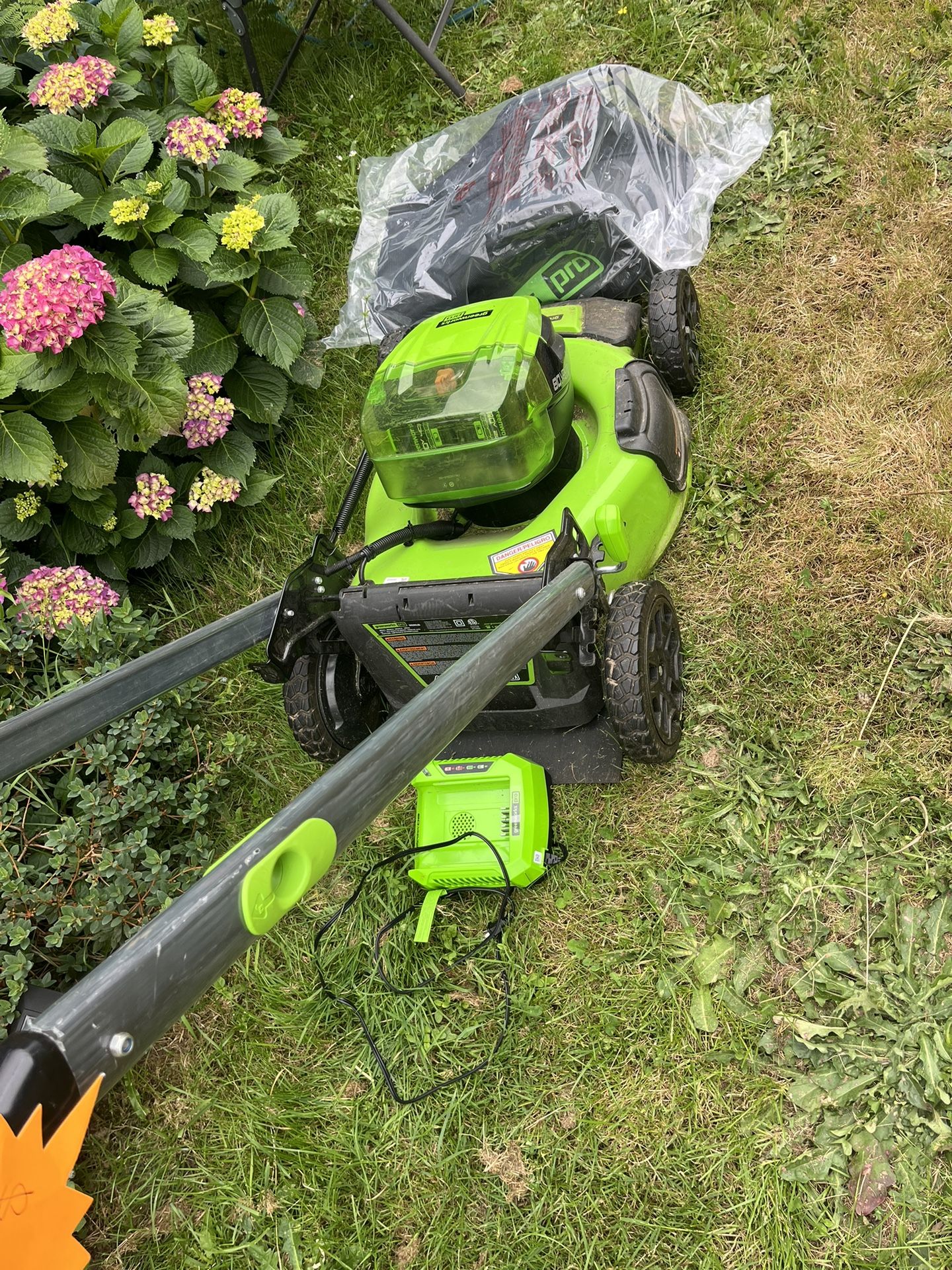 Greenworks 80V 21" Cordless Batteries Included