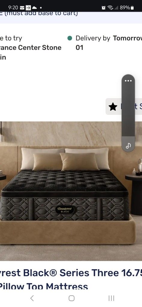 Beautyrest Black Series Three King Mattress