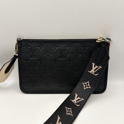AUTHENTIC LOUIS VUITTON Neverfull Pochette Limited Edition Urs Fischer Monogram *RARE SET