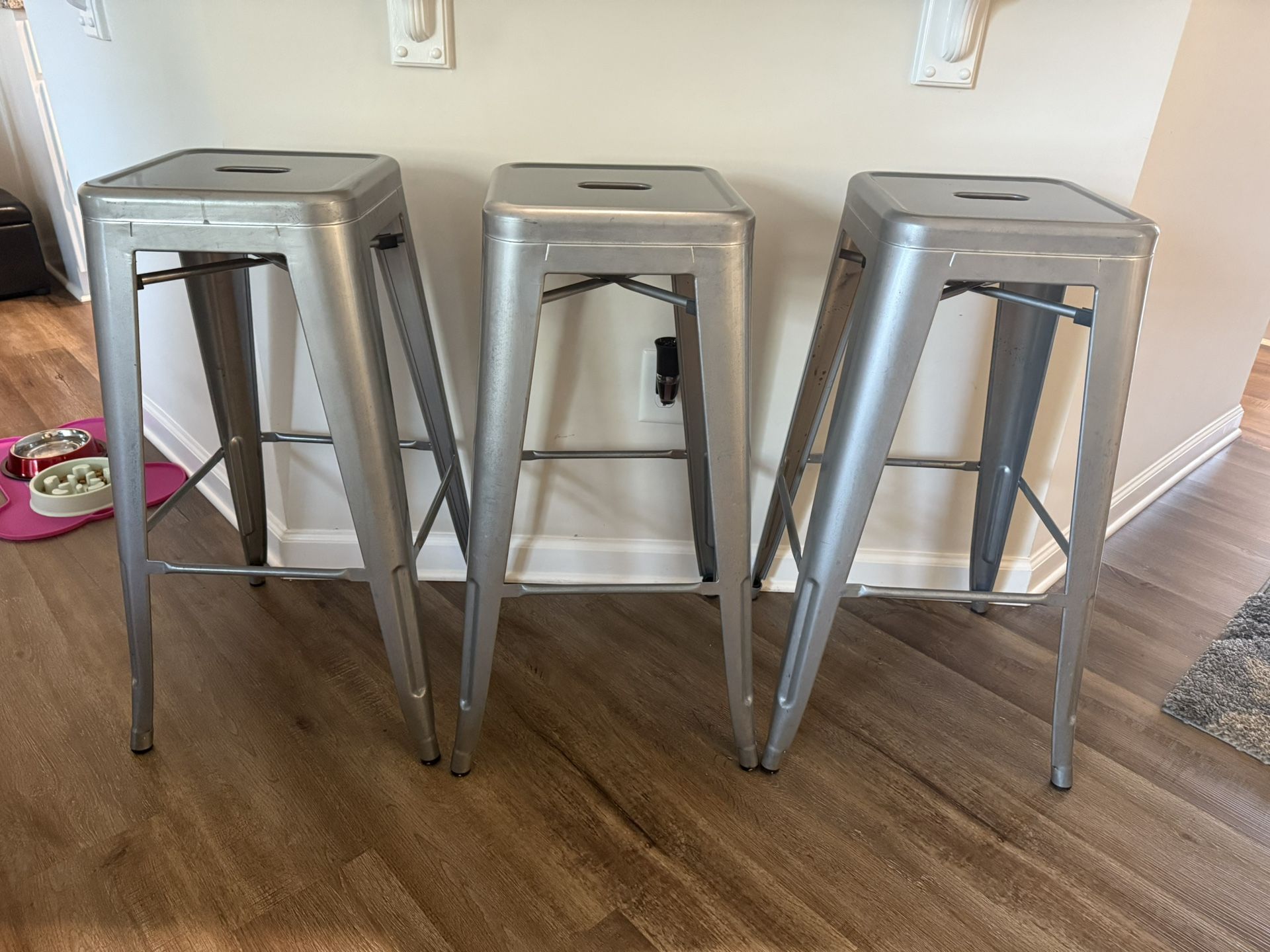 Set of Three Bar stools