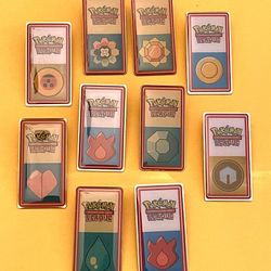 7-1999 Pokémon Pin Trainer and 3-2000 Pin Sets 
