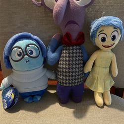 Inside Out Plushes ( Joy Talks )