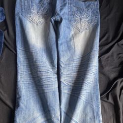 Early 2000s Rok Jeans Y2K Affliction Emo Skater