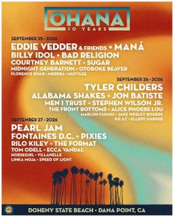 Ohana Festival 2026 - Friday GA