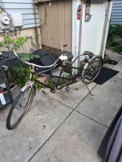 Vintage Schwinn tandem bicycle