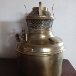 Antique Solid Brass Kerosene Font