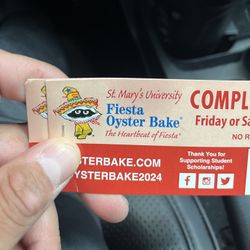 2 Oyster Bake Tickets