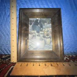 Vintage Art Framed Under Glass