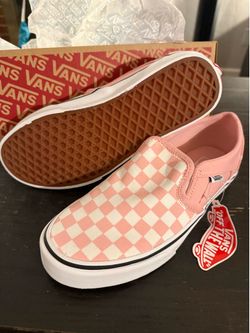 Vans Slip-On Sneakers Pink Checkerboard
