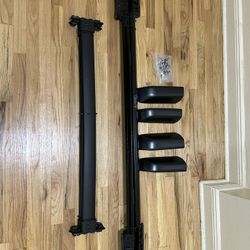 5th Gen 4Runner OEM roof rack with cross bars (Black)