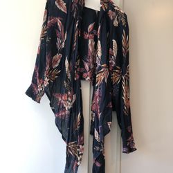 Floral Cover Up Top