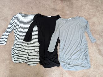 Pack of 3 maternity shirts