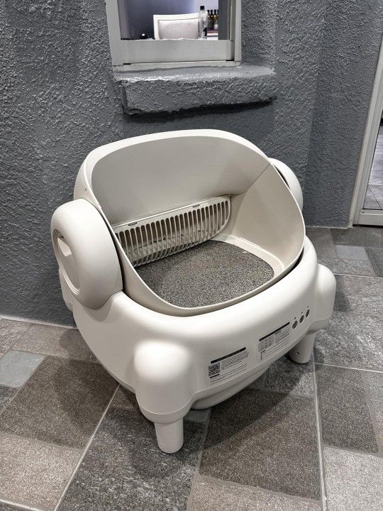 NEW Smart Self-Cleaning Cat Litter Box w/ App, WiFi, Sensors, Odor Control – Open Top Automatic