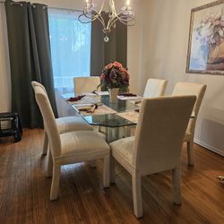 Glass Dining Table