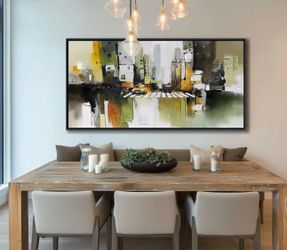 Hguaoa Abstract Canvas Wall Art For Living Room - Modern Wall Art For Offic20x40