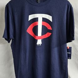 Men's Fanatics Minnesota Twins Primary Logo Graphic T-Shirt Size 2XL Blue 