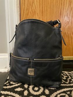 Dooney & Bourke Black Leather Hobo Bag