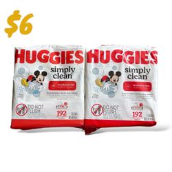 【NEW】Huggies Baby Wipes 192 Ct 