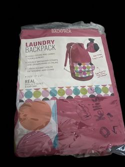 Pink Laundry Backpack