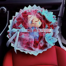 Hello Kitty Chucky Spooky Bouquet Ramo Halloween Flowers 