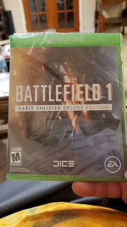 Battlefield 1 sealed deluxe edition xbox one