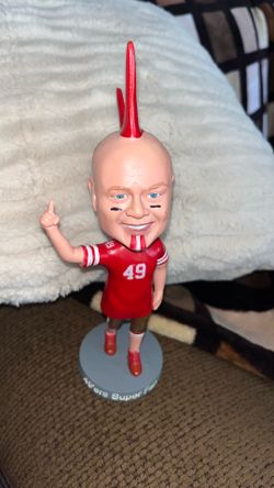 San Francisco 49ers Vic Claveau Jr.’s bobble head #33 of 40 made $30 obo