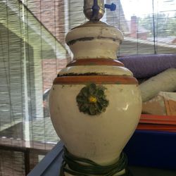 Vintage Flower Lamp 