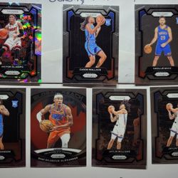 2023-24 Panini NBA Prizm Basketball OKC Thunder Oladipo Ice Wallace Micic RC