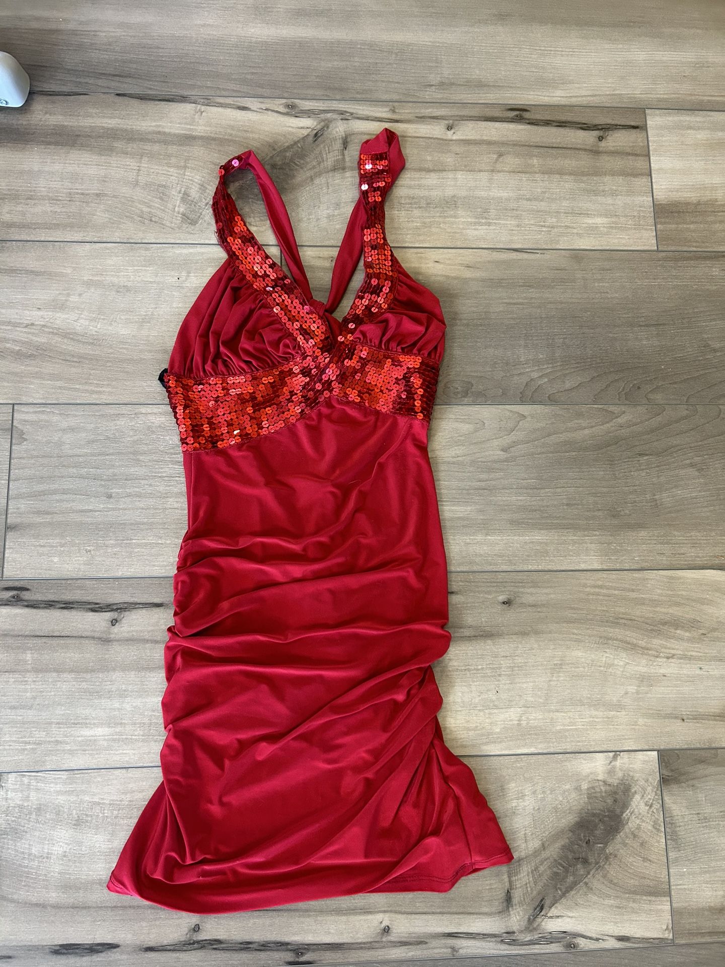 Red dress small Sequin