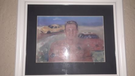 Dale Earnhardt jr. Sketched picture