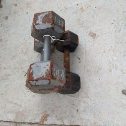Dumbbells 35 And Pair Of 20s