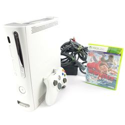 Xbox 360 Lot With 1 Console 1 Controller 1 Wipe Out Video Game 1 Audio Video Cable And 1 Power Supply All Works Perfectly Microsoft