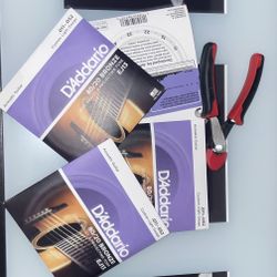 d'addario ej13 80/20 bronzes acoustic guitar strings And Wire Cutters