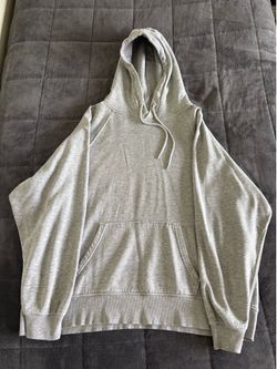 Men’s Blank Grey Hoodie