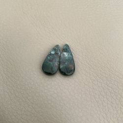 2 New Gemstones Natural Moss Agate 