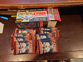 2011 SCORE football Cards, Full Box, 11 Unopened Packs